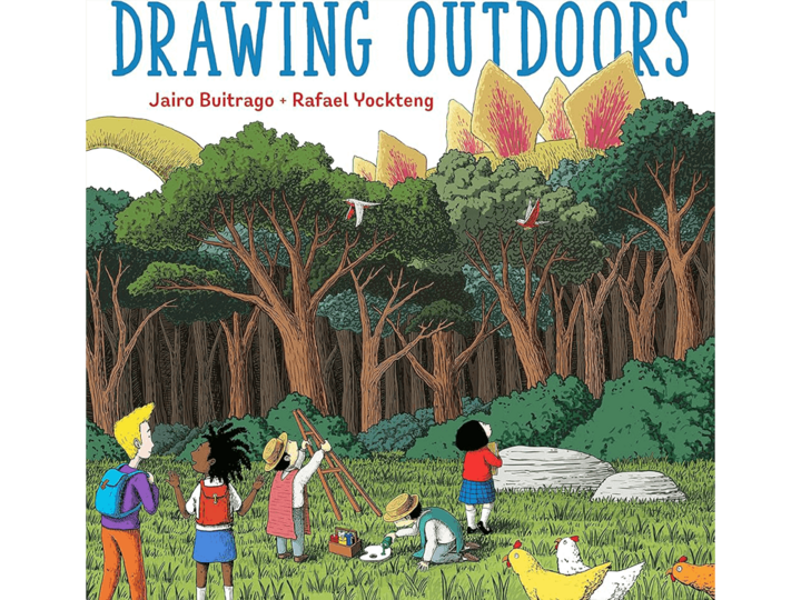 Drawing Outdoors book cover.